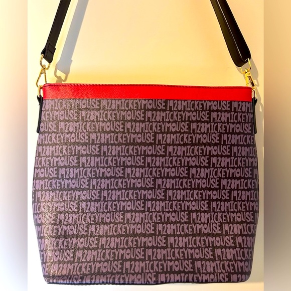 Mickey Mouse Faux Leather Crossbody Bag, EUC. - Picture 3 of 5